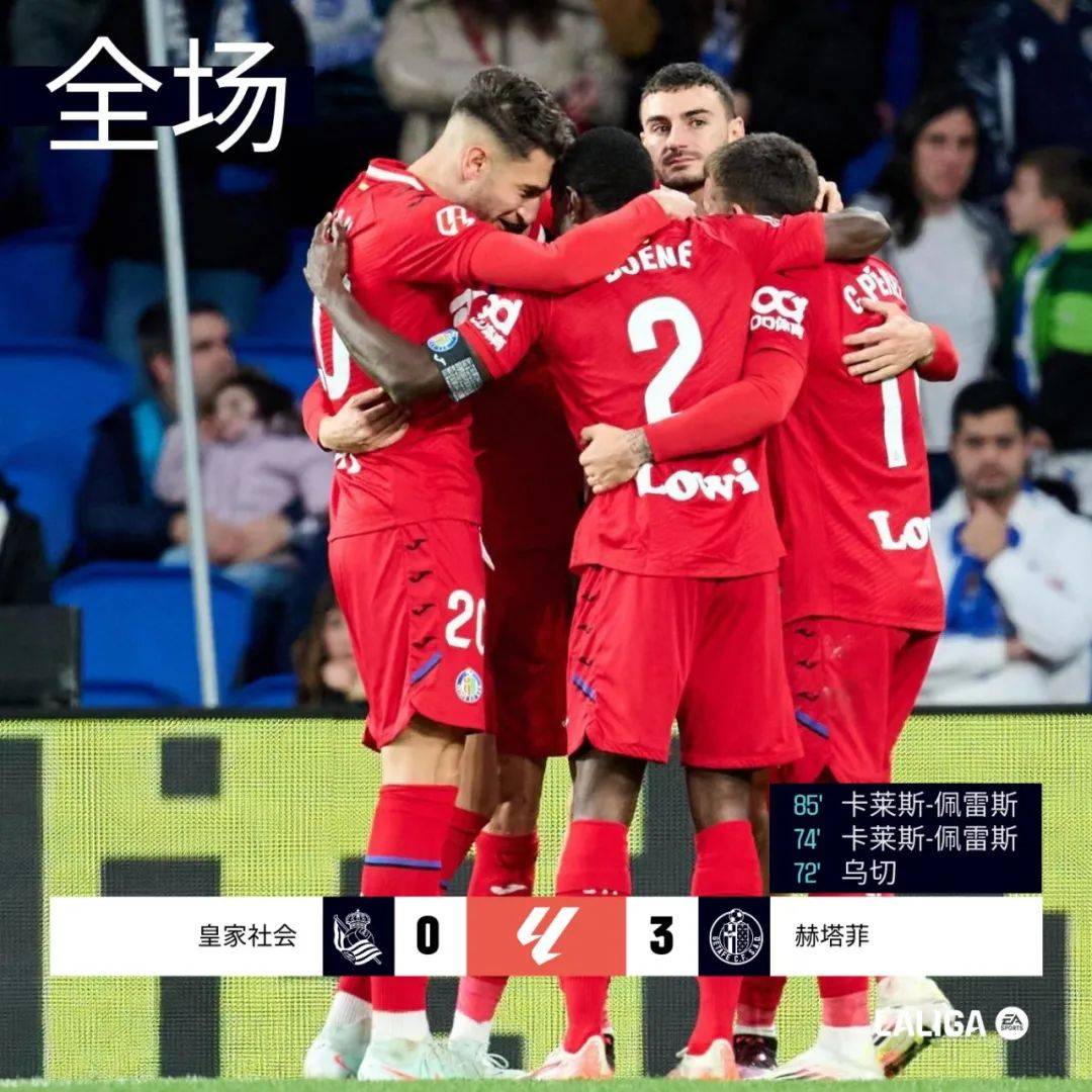 赫塔菲客场对阵皇家社会,豪取客场胜利的简单介绍 赫塔菲客场对阵皇家社会,豪取客场胜利的简单介绍